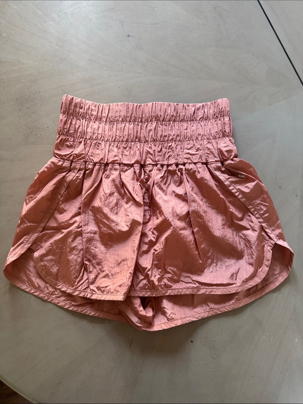 FP Movement by Free People copper High-Waist Athletic Shorts